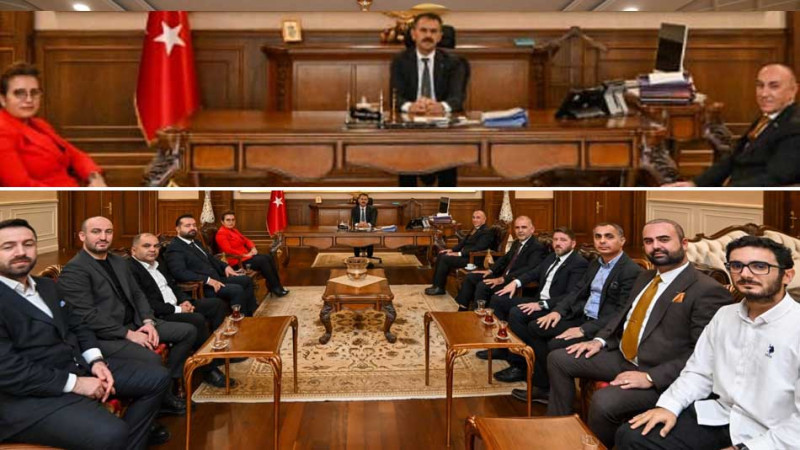 Asrın İş İnsanları Derneğinden Vali Aktaş'a Ziyaret