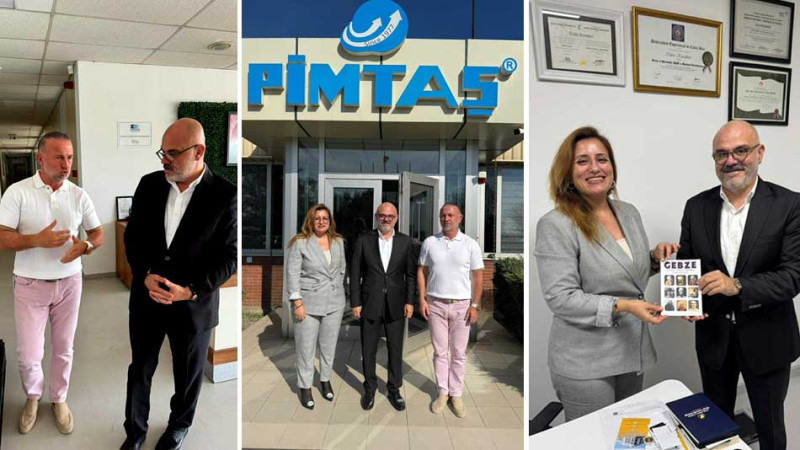 BAŞKAN ŞERİFALİOĞLU'NDAN PİMTAŞ A.Ş'YE ZİYARET