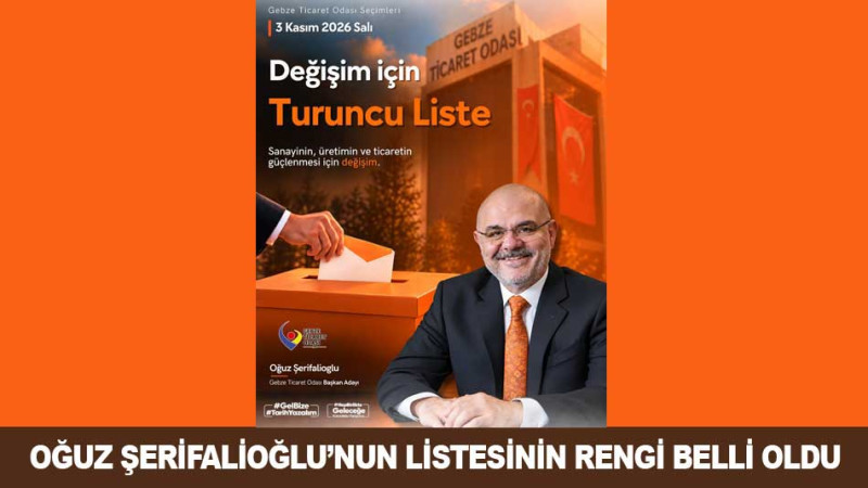 OĞUZ ŞERİFALİOĞLU’NUN LİSTESİNİN RENGİ BELLİ OLDU
